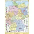 Produktbild: Deutschland politisch mit Bundesländerwappen