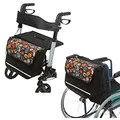 Produktbild: SENIORI Rollator/Rollstuhl Tasche Rollatortasche Rollstuhltasche Universal (6. Folklore)