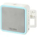 Produktbild: Honeywell Türgong DW915S, Aufputz, weiß, 11 Melodien und LED-Blinken, mit Funk, kabelgebunden 8-12V