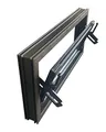 Produktbild: Kellerfenster braun 90 x 30 cm Einfachverglasung