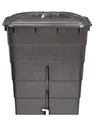 Produktbild: Garantia 501204 Regentonne eckig 300l graphitegrey, Deckel/Hahn 1St.