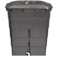 Produktbild: Garantia Regentonne eckig 300 l graphitegrey, Deckel/Hahn