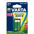 Produktbild: Akku Varta 56722 Ready2Use, 9V Block, wiederaufladbar, 200 mAh, Ni-Mh