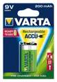 Produktbild: VARTA Akku 200 mAh, Batterie Rechargable 9V E-Block Accu