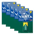 Produktbild: 5x Akku 9V E-Block HR22 200mAh Varta Rechargeable Accu ReadyToUse Typ 56722