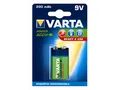 Produktbild: 5x Varta 9V / Block Akku NiMH 200 mAh Ready to Use