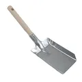 Produktbild: Kamino Flam 333010 Kehrblech, Kohlenlöffel mit kleinem Schaufelblatt, Kehrschaufel, langem Holzgriff, Kohleschaufel für Kamin und Ofen, Braun/Metallisch, 17 x 10,5 cm