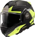 Produktbild: LS2, Klapphelm Motorrad ADVANT X Oblivion Matt Black H-V Yellow, S