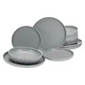 Produktbild: CreaTable 23583 Uno Grau 12-tlg. Geschirrset Teller Set Steinzeug Tafelservice