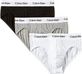 Produktbild: Calvin Klein herren 3P hip brief underpants, Black/White/Grey Heather, M