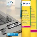 Produktbild: AVERY Typenschild-Etiketten 105 x 148mm silber VE=80 Stück