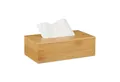Produktbild: relaxdays Kosmetikbox Kosmetiktücherbox Bambus 27,5 cm