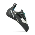 Produktbild: Scarpa W Vapor S Schwarz - Flexibler leistungsstarker Damen Slipper Kletterschuh, Größe EU 40 - Farbe Dust Gray - Aqua