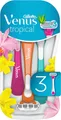 Produktbild: Gillette Venus Tropical Einwegrasierer Damen, 3 Damenrasierer mit Komfortklingen