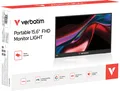 Produktbild: Verbatim Portable Monitor LIGHT, 15.6'' (39.62cm), LCD, Full HD USB C, HDMI, IPS, 16:9, NON-Touchscreen, Retail