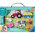 Produktbild: Ravensburger Puzzle Motorik Play+ Magnetisch Holz-Zähl-Puzzle Bauernhof 12034123, Puzzleteile