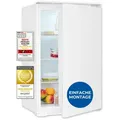 Produktbild: Exquisit Einbaukühlschrank ohne Gefrierfach, 129 Liter Nutzinhalt, Einbaukühlschrank 88cm, Schlepptürmontage, EKS5131-V-040E weiss