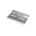 Produktbild: Netzteil-Halteclip für 35mm DIN-Hutschiene, Alu, B 80mm
