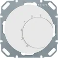 Produktbild: Berker 20262089 Temperaturregler mit Wechsler und Zentralstück, R.1/R.3, polarwe