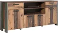 Produktbild: Sideboard Kommode CLIF 4 Türen 2 Schubladen Optik: Old Wood Vintage
