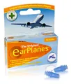 Produktbild: EarPlanes Kinder – Ohrstöpsel zum Druckausgleich im Flugzeug, hilft Druck und Ohrenschmerzen beim Fliegen zu vermeiden, für Kinder ab 1 Jahr, 2 Stück