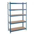 Produktbild: Steckregal Kellerregal Werkstattregal 200x120x50 Schwerlastregal blau 875kg
