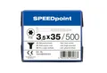 Produktbild: SPAX Schraube ABC SPEEDpoint Senkkopf T15 Teilgewinde Schabenut A2J 3,5x35mm (500)