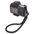 Produktbild: Kamera Handschlaufe für kleine Ösen aus Seil: Kameragurt für Handgelenk, schwarz
