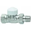 Produktbild: Heimeier V-exact II Thermostat-Ventilunterteil 9104-02.000 Rp 1/2xR 1/2, Durchgang, Rotguss vernickelt, stufenlose Voreinstellung