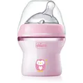 Produktbild: Chicco Babyfläschchen NATURAL FEELING PP Sauger Silikon langsamer Fluss PINK 0m+ (150 ml) (00081311100000)