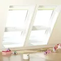Produktbild: VELUX Dachfenster Lichtlösung QUARTETT Kunststoff THERMO weiß Fenster, 78x118/92 cm (MK06)