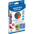 Produktbild: GIOTTO Decor Wax, Wachsblöcke, rechteckige Form, 4 x 2 cm, 12 sortierte Farben