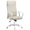 Produktbild: Songmics Bürostuhl OBN034K01, beige, Stoff, mit Kopfstütze, bis 120 kg