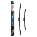 Produktbild: BOSCH Scheibenwischer Set Wischerblätter Set Vorne Länge 1: 600mm Länge 2: 400mm für VW Polo Schrägheck (6R1, 6C1) Rahmenlos 3 397 007 556