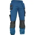 Produktbild: DASSY® Magnetic Multitaschen-Bundhose mit Kniepolstertaschen - azurblau/anthrazitgrau - 53-5cm