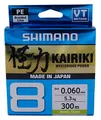 Produktbild: SHIMANO Kairiki 8, 300 Meter, Mantis Grün, 0,100 mm/6,5 kg, geflochtene Angelschnur, 59WPLA68R01
