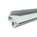 Produktbild: Seiletech.de Fensterdichtung – S-1559 – 10 m – aluplast PVC Fenster Gummidichtug – Grau – Zugluftstopper Profildichtung – Gummidichtug Dichtband Kunststofffensterdichtungen