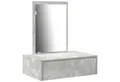 Produktbild: vidaXL Schminktisch Schminktisch Wandmontage Betongrau 60x40x70 cm (1-St)