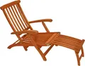 Produktbild: FRG Deckchair Maine 880501 | Liegestuhl Eukalyptusholz FSC | ergonomisch | 160x60x87 cm | geölt | Garten