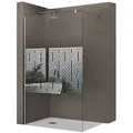 Produktbild: doporro Walk-in-Dusche Duschwand für Dusche Duschabtrennung ESG Mit NANO, Einscheibensicherheitsglas 140 cm x 200 cm