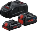 Produktbild: Bosch Professional »ProCORE 18V 4.0Ah« + »ProCORE 18V 5.5Ah« Akku Starter-Set, 2 Akkus und 1 Ladegerät