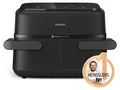 Produktbild: Philips Airfryer 1000 Series Flexible Basket - 7,1 L, 10 Kochfunktionen, schwarz (NA154/00)