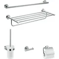 Produktbild: Hansgrohe Bad-Accessoire-Set Logis Universal 41728000, 5-teilig, chrom