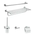 Produktbild: hansgrohe Bad-Accessoire-Set Logis Uni. 5-teilig, Messing, chrom