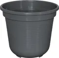 Produktbild: Geli Blumentopf 'Standard', anthrazit, Kunststoff