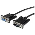 Produktbild: StarTech.com Serielles DB9 RS232 Verlängerungskabel 3m - RS 232 DB-9 Kabel Verlängerung- DB 9 (Stecker)