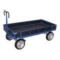 Produktbild: VARIOfit Handpritschenwagen mit Bordwand Vollgummibereifung 1.185 x 780 mm Traglast 1.000 kg