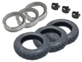 Produktbild: 3x Winter Allwetter M+S Reifen 100/90-10 + Felgen für Piaggio Ape 50 69-71 TL1T