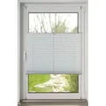 Produktbild: K-HOME Plissee Thermo Elsa von K-home, Verdunklung mit beschichteter Rückseite Silber, verspannt, Klemmfix weiß 55 cm x 210 cm