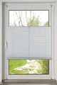 Produktbild: K-home Plissee-Verdunklung, Polyester, Weiß/Silberne Rückseite, B55 x H210 cm